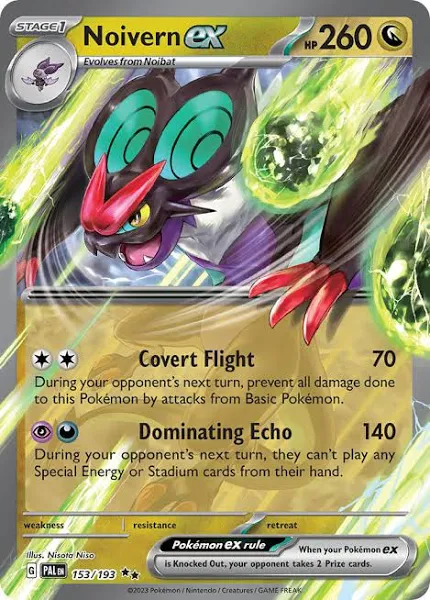 (image for) Noivern Ex Double Rare 153/193 Paldea Evolved