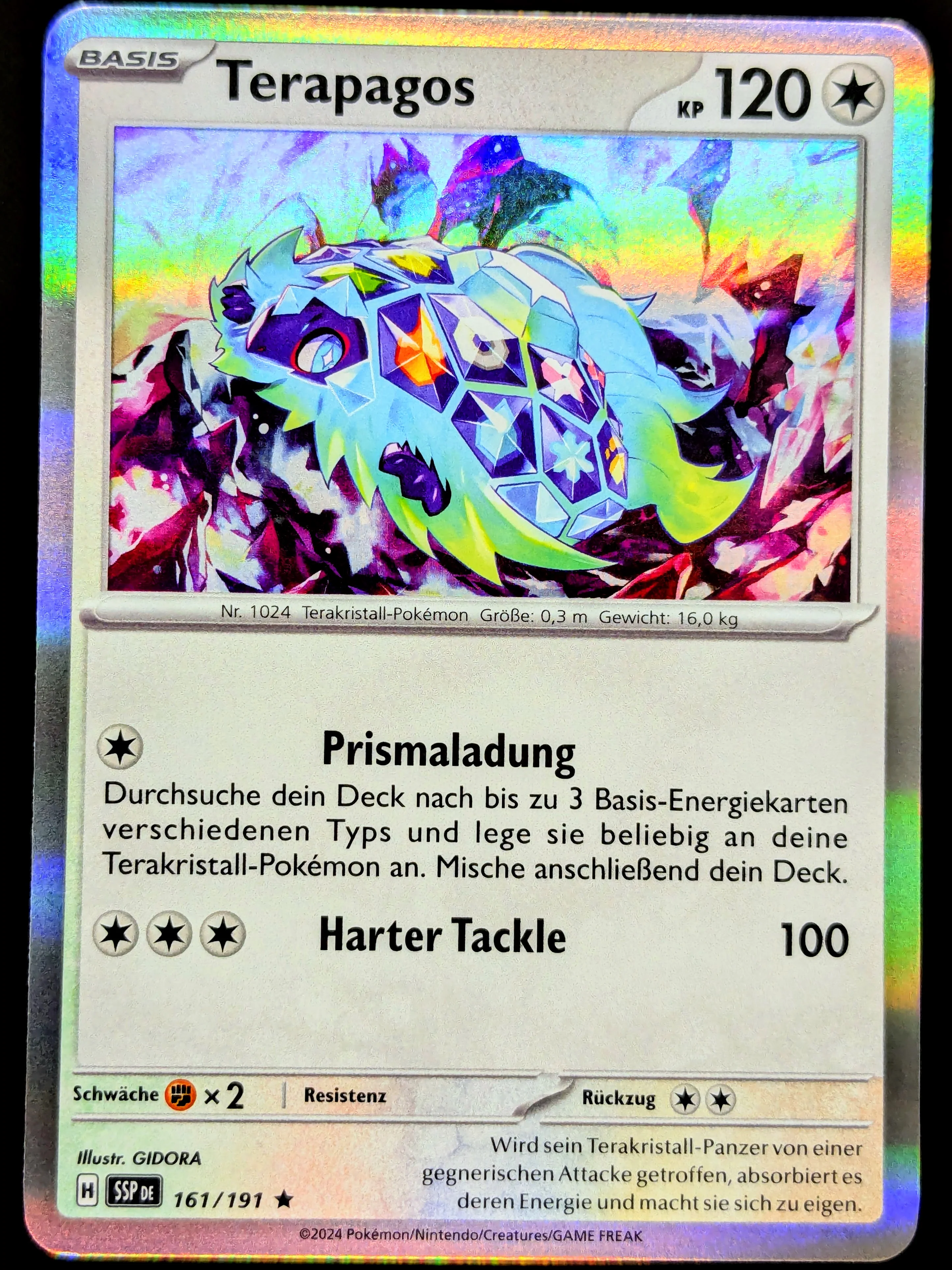 (image for) Terapagos Full Holo Rare 161/191 Surging Sparks