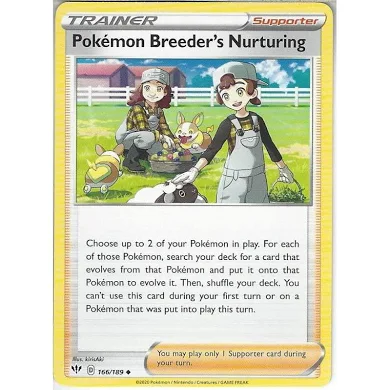 Trainer - Pokemon Breeder's Nurturing 166/189