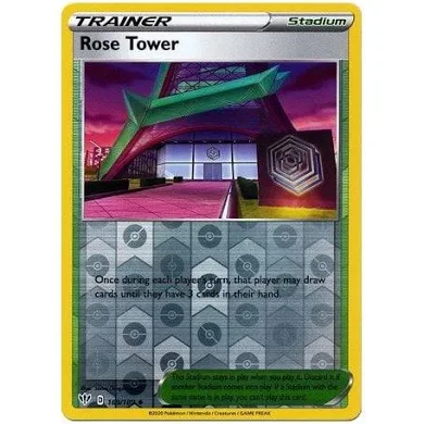 Trainer - Rose Tower Reverse Holo 169/189 Darkness Ablaze