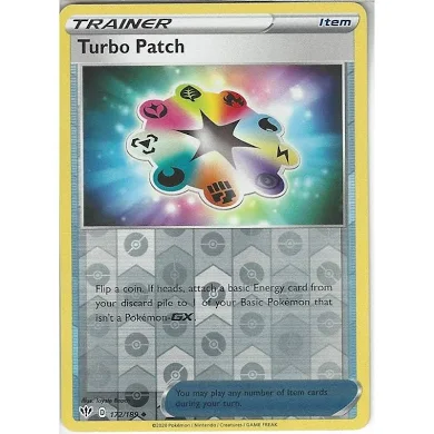 Trainer - Turbo Patch holo and none holo 172/189