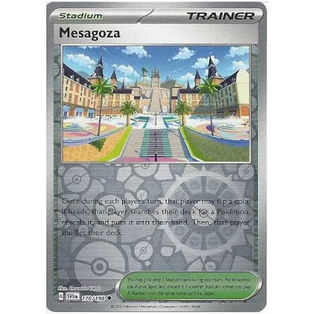(image for) Mesagoza Reverse Holo Trainer 178/198 Scarlet And Violet Base