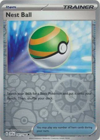 (image for) Nest Ball Reverse Holo Trainer 181/198 Scarlet And Violet Base