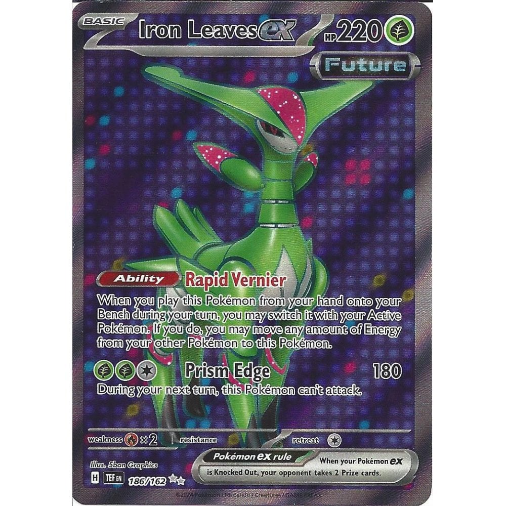 (image for) Iron Leaves Ex Ultra Rare 186/162 Temporal Forces