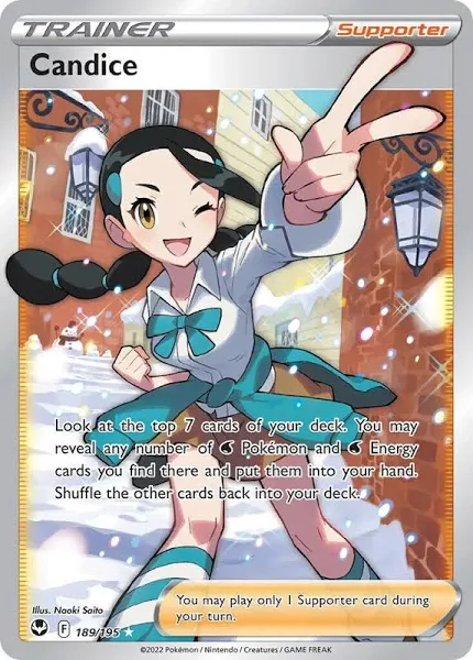 (image for) Candice Full Art Trainer 189/195 Silver Tempest