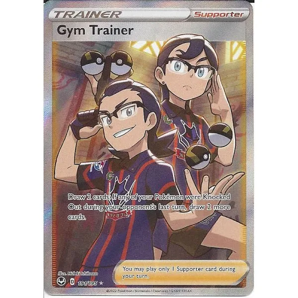Full Art Gym Trainer 191/195 Silver Tempest