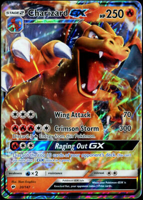 (image for) Charizard GX Full Art 20/147 Burning Shadows