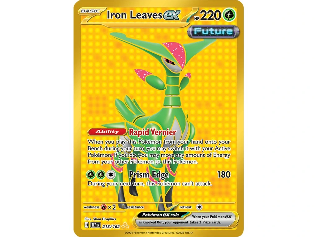 Iron Leaves Ex Hyper Rare 213/162 Temporal Forces