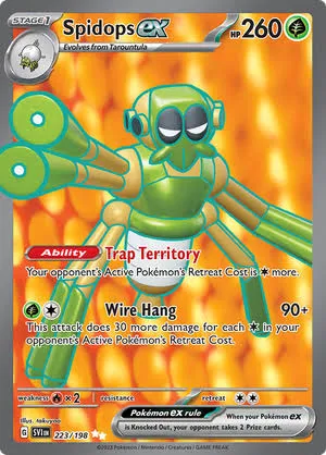 (image for) Spidops Ex Double Rare Secret Illustration 223/198 S&V Base