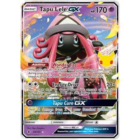 (image for) Tapu lele GX 60/145 Classic Celebrations Reprint Single Card