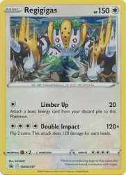 Regigigas Promo Card SWSH247 Lost Origin