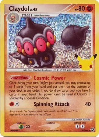 (image for) Claydol 15/106 Classic Celebrations Reprint Single Card