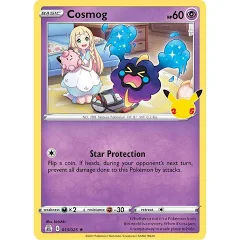 013/025 Cosmog Celebrations Single Card