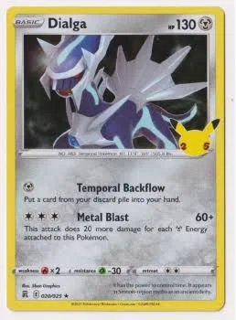 (image for) 020/025 Dialga Celebrations Single Card